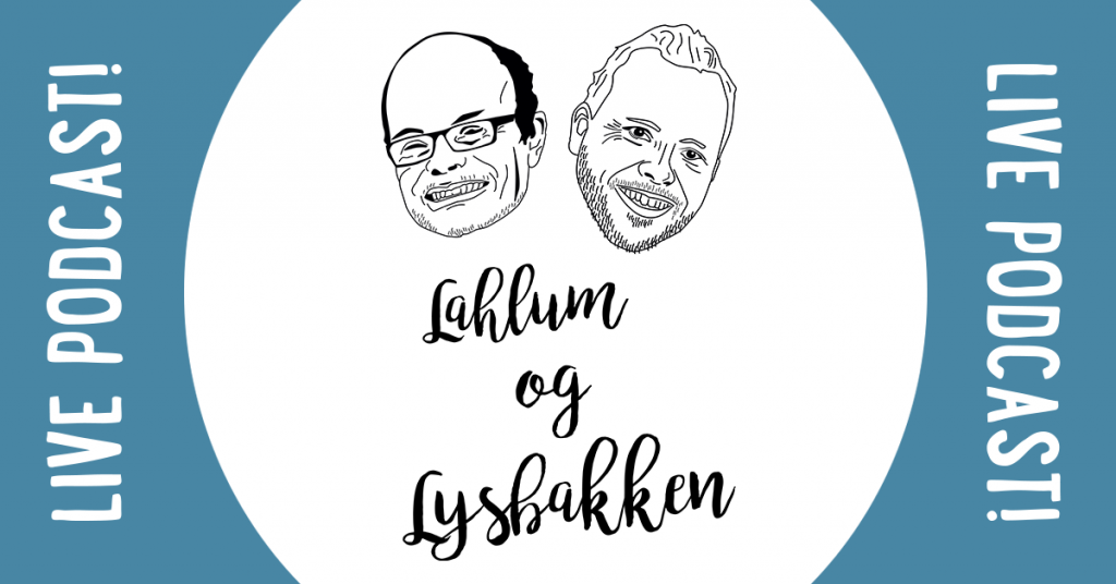 Lahlum og Lysbakken. Illustrasjon.