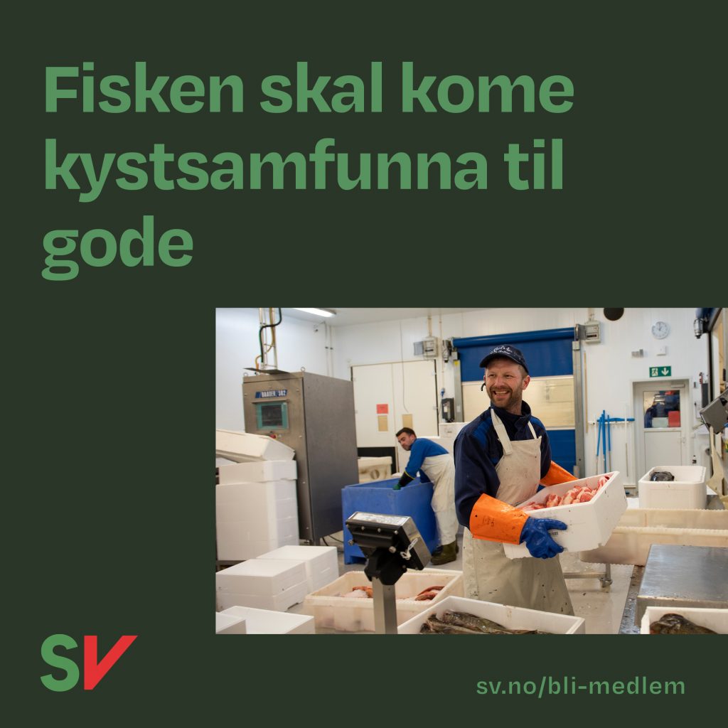 Fisken skal kome kystsamfunna til gode - arbeider i fiskeindustri. tekst og fot