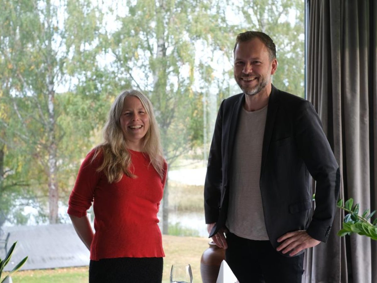 Kirsti Bergstø og Audun Lysbakken. foto